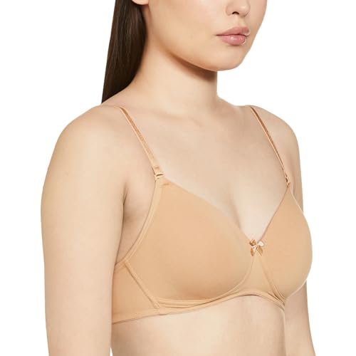 Image of Van Heusen Women's Cotton T-Shirt Bra|16 Hour Comfort|Everyday Bra|Breathable Perforated Cups|Anti Bacterial Tech|Sweat Absorbent|Padded|Wireless|Coverage|No Slip Soft Straps|Detachable Straps