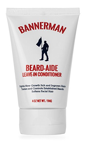 Bannerman Beard-Aide Leave-in Beard Grooming Lotion with "Liquid Gold" Avocado Oil-- Shiny, Itch-Free Beard