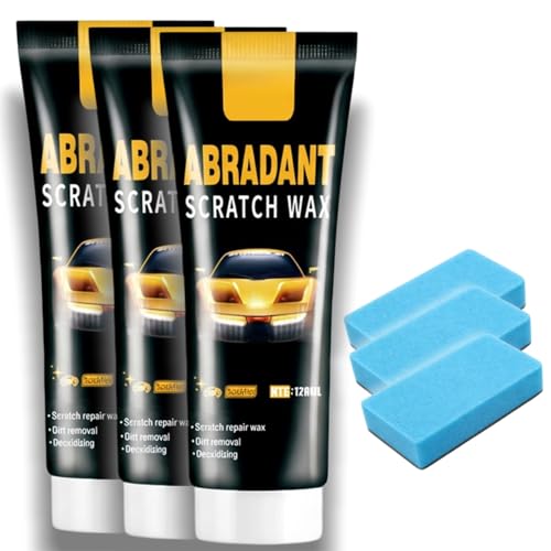 Premium Car Scratch and Swirl Remover, Auto Paint Polish and Wax to Easily Erase Light Scuffs, Water Spots and Paint Transfer - Safe for All Vehicle Colors (3)