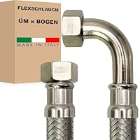 EPDM Innenschlauch Flexschlauch DN25-1 Edelstahl Panzerschlauch Sanitär Hauswasserwerk - Made In Italy (1 ÜM X 1 AG, 150 Cm EPDM Innenschlauch Flexschlauch DN25-1 Edelstahl Panzerschlauch Sanitär Hauswasserwerk - Made In Italy (1 ÜM X 1 AG, 150 Cm