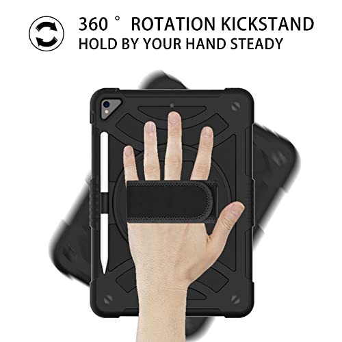 10.2 Inch Case For Ipad 9Th/8Th/7Th Generation 2021/2020/2019 Silicone Protective Cover With Pencil Holder Handle And Shoudler Strap Stand #TOP1