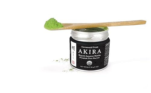 Akira Matcha Organic Ceremonial Green Tea Powder