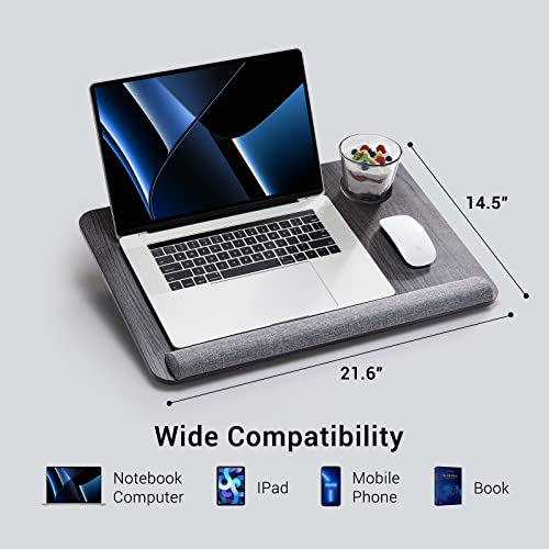 Ameriergo Lap Laptop Desk - Fits Up To 17 Inches Laptop, Adjustable Lap Desk With Detachable Pillow Cushion, Laptop Stand With Cup Holder, Tablet & Phone Stand, Lap Desk For Writing & Drawing-Aeld09 #TOP5