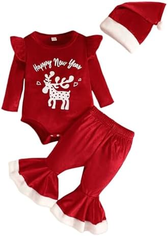 SoLu DAY8 Vêtements Halloween Bébé Fille 0-12 Mois Ensemble Pantalon