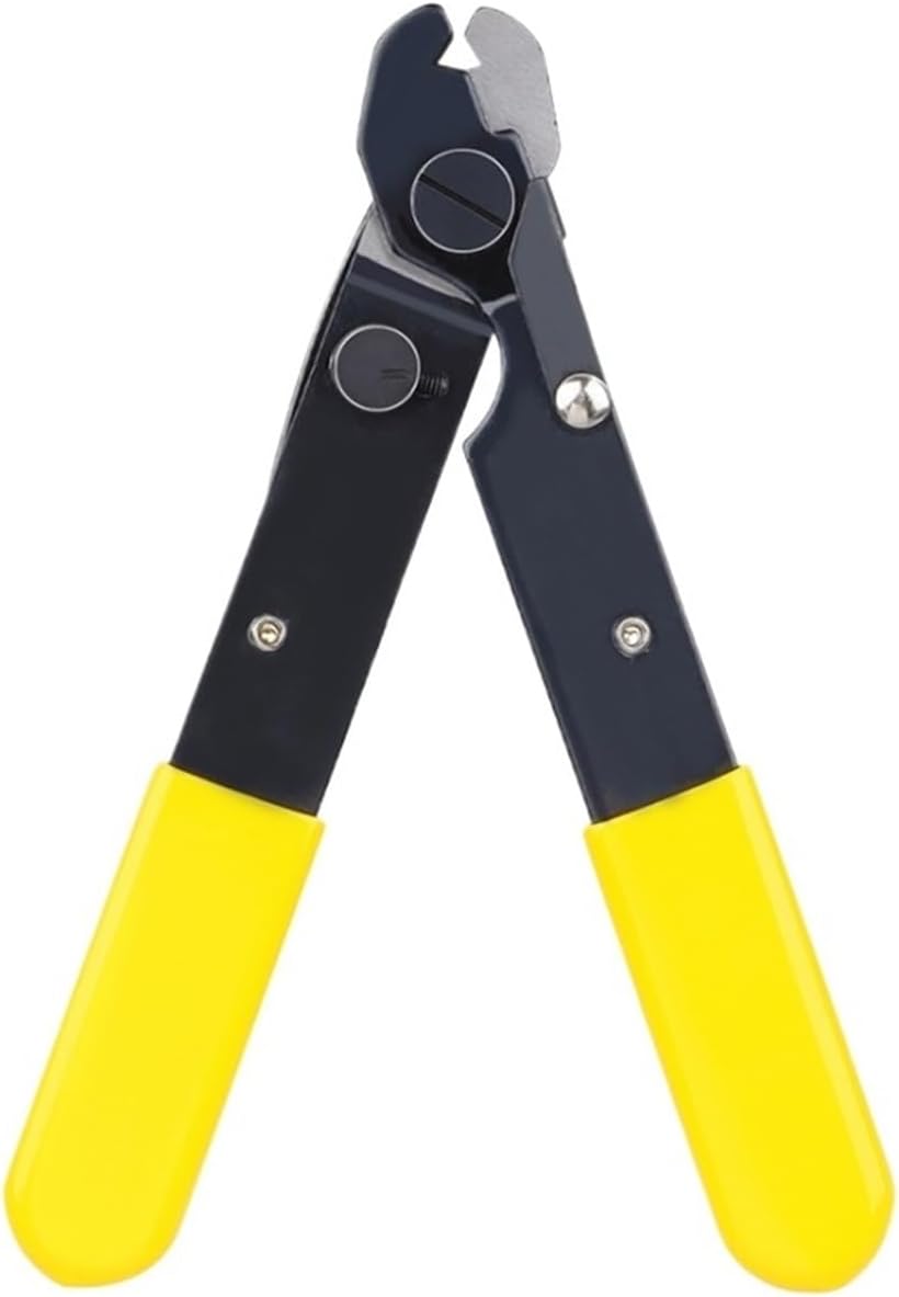 Single Hole Fiber Optic Cable Stripper Clamp Wire Stripper Tool Precision Fiber Stripping Pliers for ST/SC/FC/LC Cable