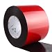 1 Pack PE Foam Double Sided Tape, Waterproof Mounting Adhesive Tape Roll for Doors/Plumbing/HVAC/Windows/Pipes/Construction, Black Tape （4 inch 33 Ft ）