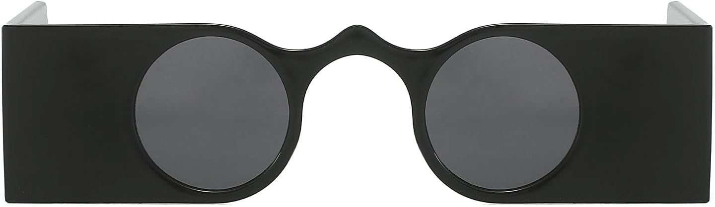 LJCZKA Retro Punk Sunglasses for Men Women Trendy Vintage Side Shield Unique Small Rectangle Hip Hop Sun Glasses - Image 2