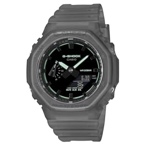 G-Shock Smoke Light Analog-Digital Gray Resin Watch GA-2100K-1ACR