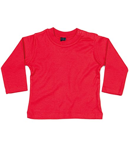 BabyBugz Baby Boys/Girls Long Sleeve T Shirt Red 6-12 Months