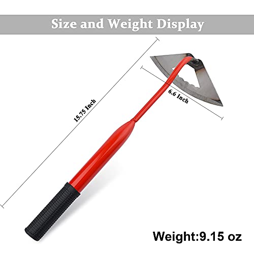 Getyiyi Hoe Garden Tool Hand Hoe Hollow Hoes Garden Tools For Gardening Weeder Weeding Tool Garden Tools Weeding Sickle Hula Hoe (Rosy) #TOP2