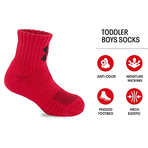 Image of Under Armour boys Multi Pack Quarter Sock