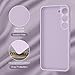 Vanjua Case for Samsung Galaxy S23 (Only), Stylish Liquid Silicone Slim Full-Body Protective Cover Compatible with Samsung Galaxy S23 5G 6.1 Inch Phone Case (Violet)