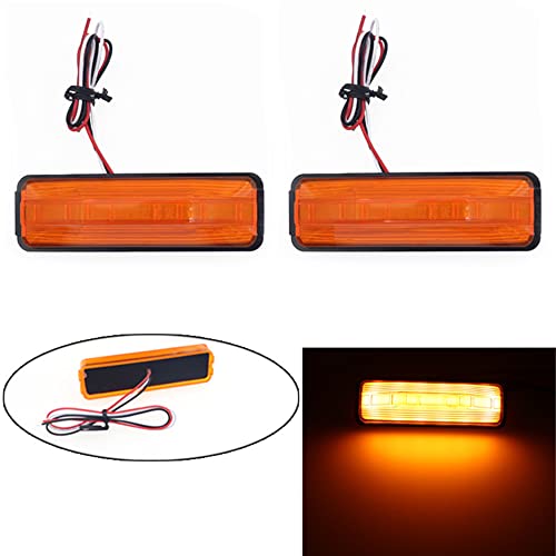 2pcs Caminhão Caminhão Trailer 18led Indicadores Laterais Indicadores Car 24v 12v Freio Do Sinal De