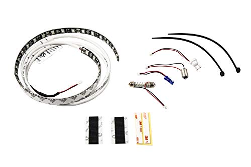 Diode Dynamics Trunk Light LEDs compatible with Dodge Caliber 2007-2012 (pair), 44mm Fuse FlexLight Green