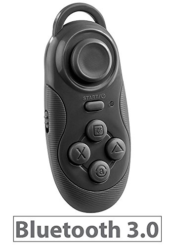 auvisio Fernbedienung Android: Mini-Akku-Game-Controller & Fernbedienung, Versandr&uuml;ckl&auml;ufer (Game Controller, Bluetooth, VR Android, Video Brille)