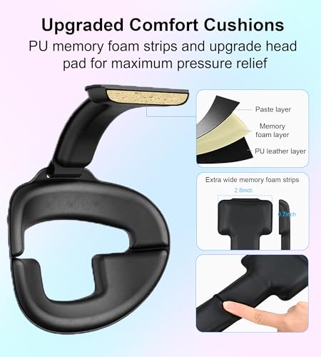 Transnovo Oculus Quest 3 alça de cabeça meta quest 3 acessório Leve Elite headstrap headset PC Reali