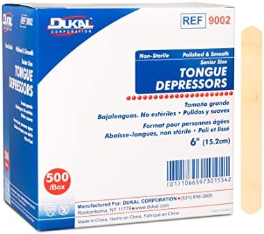 Dukal Tongue Depressors, Beige, 500 Count (Pack of 2) image 4