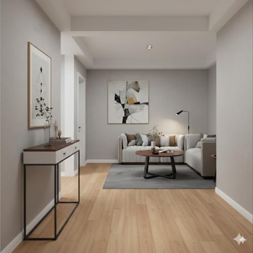 Image of Modern Round Coffee Table with Faux Marble Top and Gold Metal Frame - Contemporary Center Table for Living Room, Small Space Accent Cocktail Table for Apartment (Black & Walnut)