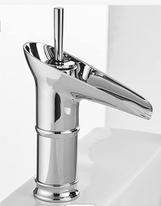 24x7 eMall 7 Inch Chrome Waterfall Faucet Silver Chrome Basin Mixer Basin Tap Faucet Hot and Cold, Basin Mounted (B09ZL8SWPF) Amazon Price History, Amazon Price Tracker