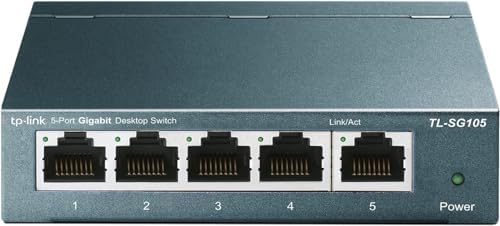 TP-Link Ports Gigabit Ethernet Switch 5-Ports niebieski metalik