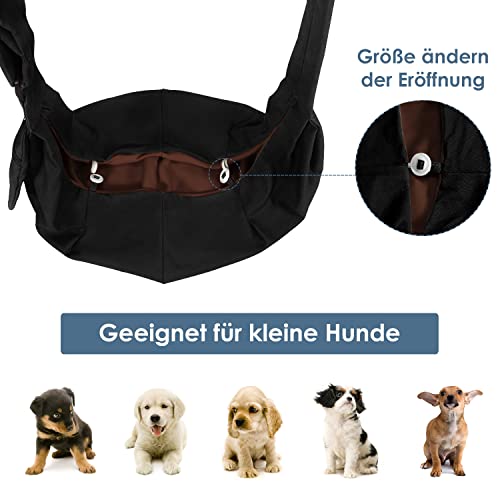Hundetragetuch SlowTon für Haustiere mit gepolstertem Schultergurt
