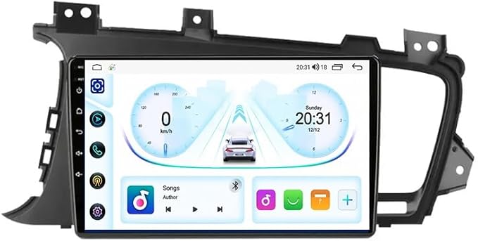 9-calowy dotykowy radio GPS dla KIA K5 Optima 2011-2015, obsługuje BT WiFi Mirror Link 4G sterowanie z kierownicy(HM612 8 Core 4G+Wifi 12+256GB)