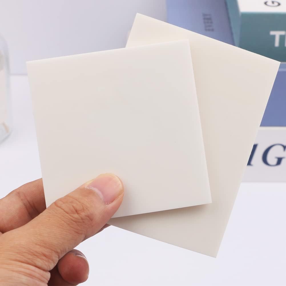 100 Sheets Transparent Sticky Notes Pad, Translucent Sticky Notes Self-Adhesive Clear Memo Waterproof Memo Sticky Notes for Office School Message Reminder (3 x 3 Inch, 3 x 4 Inch)