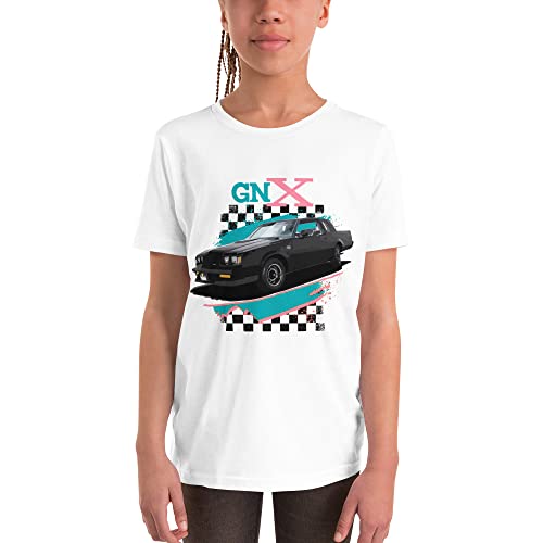 Regal Grand National GNX Black Muscle Car Old School Miami 80s Aesthetic Youth Short Sleeve T-Shirt