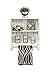 White Double Towel Rack