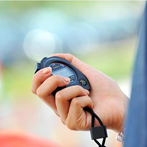 1 Unidade Cronômetro Temporizador De Jogo De Esportes Temporizador De Fitness Relógio Digital De Mão