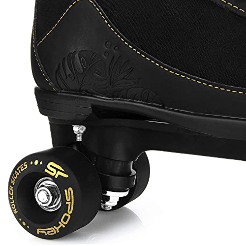 SPOKEY RAVINA Rollschuhe für Jugendliche und Erwachsene | ABEC-7 Carbon Kugellager PU-Roller 54 x 32 mm | Softboot mit Schnürung | Größe: 36, 37, 38, 39, 40, 41