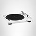 Denon DP-450USB Semi-Automatic Analog Vinyl Record Player Turntable, USB Output for Recording, Speed Auto Sensor, Curved Tonearm, 33 1/3, 45, 78 RPM (Vintage) Speeds, Superior Audio, White