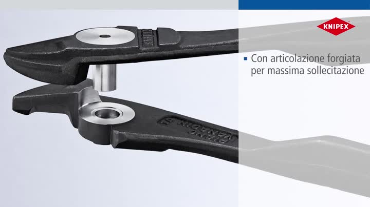 Tronchese Laterale Knipex Per Meccanica - 200 Mm, Bonderizzato Nero, Taglio Di Precisione - Foto 2