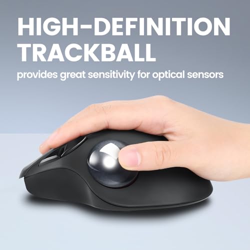Image of Perixx PERIPRO-303 1.34 Inches Trackball - Replacement Ball for M570, PERIMICE-517 /520 /717 /720, and Other Compatible Trackball Mouse - Dark Gray