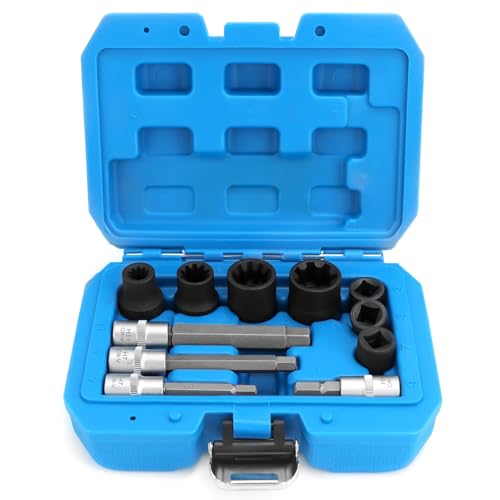 QWORK® 11 pezzi set di alta qualità Inserto per pinza del freno compatibile con Audi, Porsche, Mercedes-Benz, Ford, BMW, Alfa Romeo