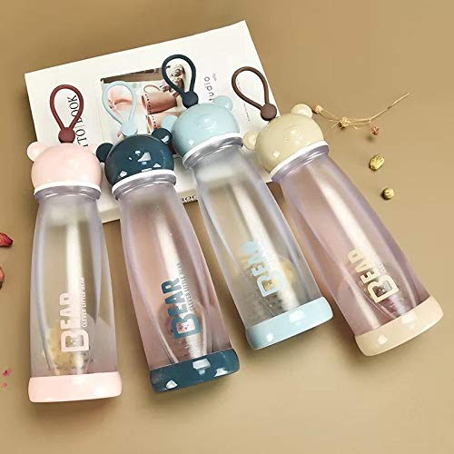 CherryBox 3D Bear shape cap | Tea Cup with removable bottom Infuser - 350 ml | Random colour - 1 pc 4
