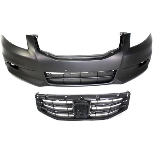 Garage-Pro Bumper Cover KIT Compatible with Honda Accord 2011-2012 Sedan Primed Front