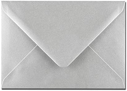 arkCRAFT 25 x C6 Premium Envelopes 100gsm 114mm x 162mm (Silver)