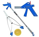 ArcMate EZ Reacher Deluxe SAF-T-LOK Indoor Reacher Grabber, Pistol Grip, 5-lb. Pickup Capacity, XL 4.5