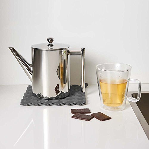 Bredemeijer Teapot Minuet Cylindre Metal 1.2 literre, Silver