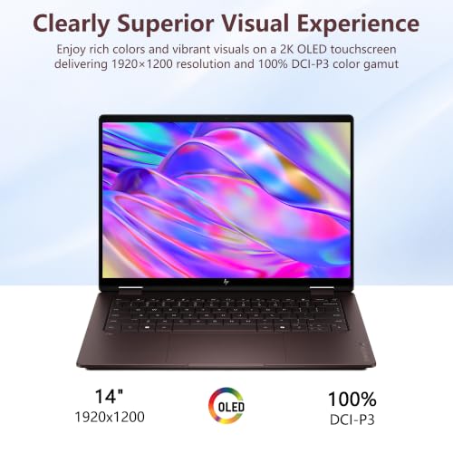 Image of Delca Customized Laptop Made with HP OmniBook X Flip 2-in-1 AI Laptop | 14 inch WUXGA OLED Touch | AMD 4-core Ryzen AI 5 430 (Up to 50 NPU Tops) | 16GB DDR5 512GB /1TB /2TB SSD | Backlit WiFi 7 USB4 Win11