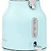 Haden Heritage 1.7 Liter Stainless Steel Electric Tea Kettle with Heritage 2 Slice Wide Slot Stainless Steel Bread Toaster, Turquoise