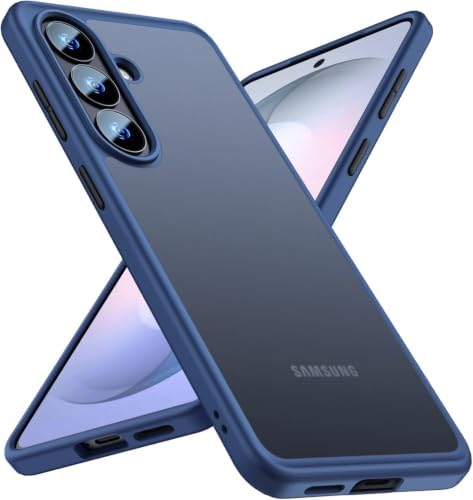 Premium Hülle für Samsung Galaxy S26 – Robust, stoßfest & stilvoll! Airbag-Technologie für Schutz auf Militärniveau. Kratzfest, griffig & sorgt für höchsten Komfort (Blau, Samsung