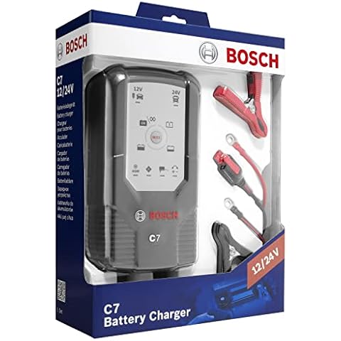 Cargador de baterías Bosch C7 inteligente y automático Cover