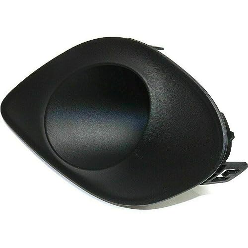 Image of Set of 2 Front Driver and Passenger Side Bumper Fog Light Bezel Black Textured For 2015 16 17 18 19 20 21 22 2023 Dodge Charger Scat Pack SRT392 Hellcat Model 68280429AA 68280428AA CH1038171 CH1039171