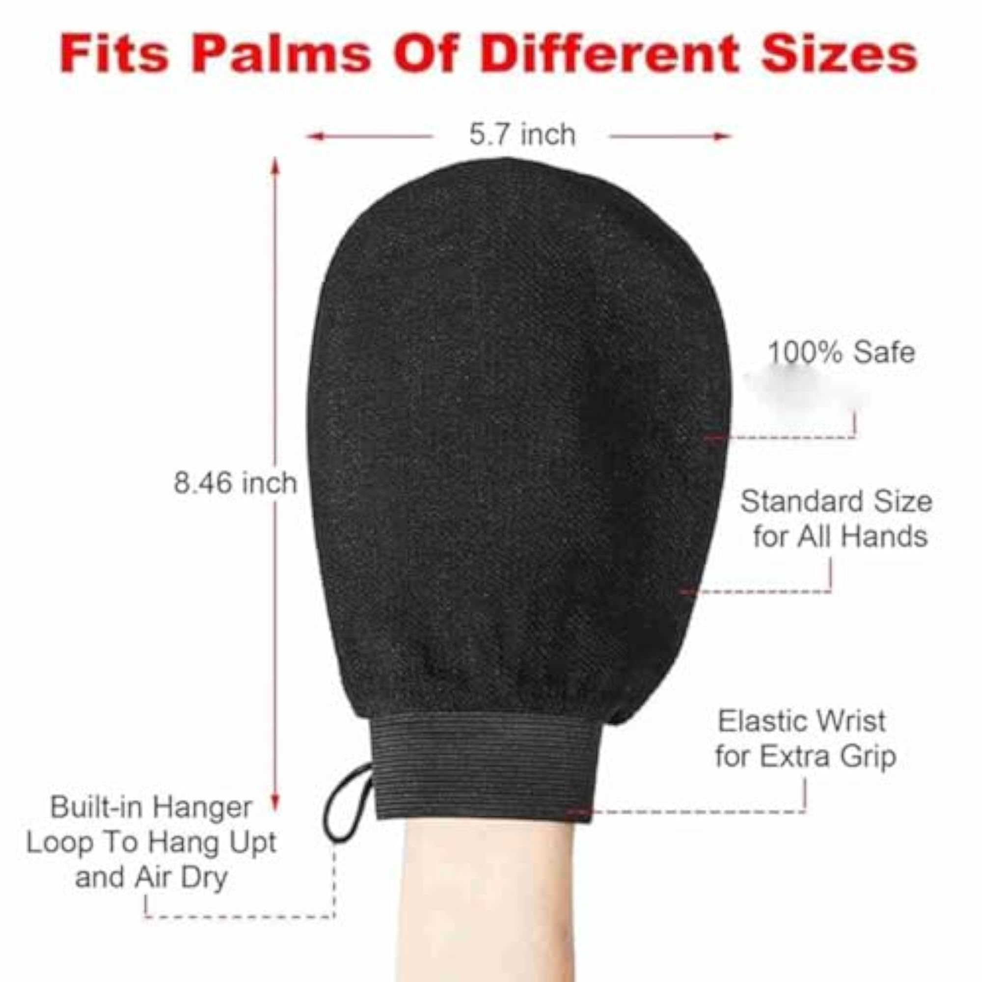 Exfoliating Body Scrub Glove for Bath and Shower
