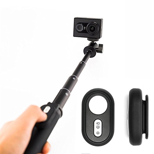YI Selfie Stick & Bluetooth Fernbedienung geeignet für die YI 4K plus / 4K / 2K Action Kamera (weiß)