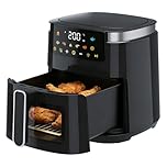 Spector 5L Digital Air Fryer with 8 Presets, 1500W Powerful Airfryer Oven, LED Touchscreen, 80-200°C Temperature Control, Family Size Air Fryer for Healthy Low Oil Frying, Baking, Roasting