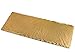 Renee Redesigns Hand Painted Small Gold Slate Tray | Protects Table Surfaces | For Hot & Cold Beverages and Candles | Vanity