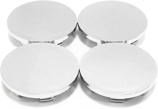RTrhinotuning 67.4mm Chrome Wheel Center Caps Set of 4 for Blazer 1995-2005 S10 1995-2004 Envoy 2004-2007 #88966047 17800094 15661129